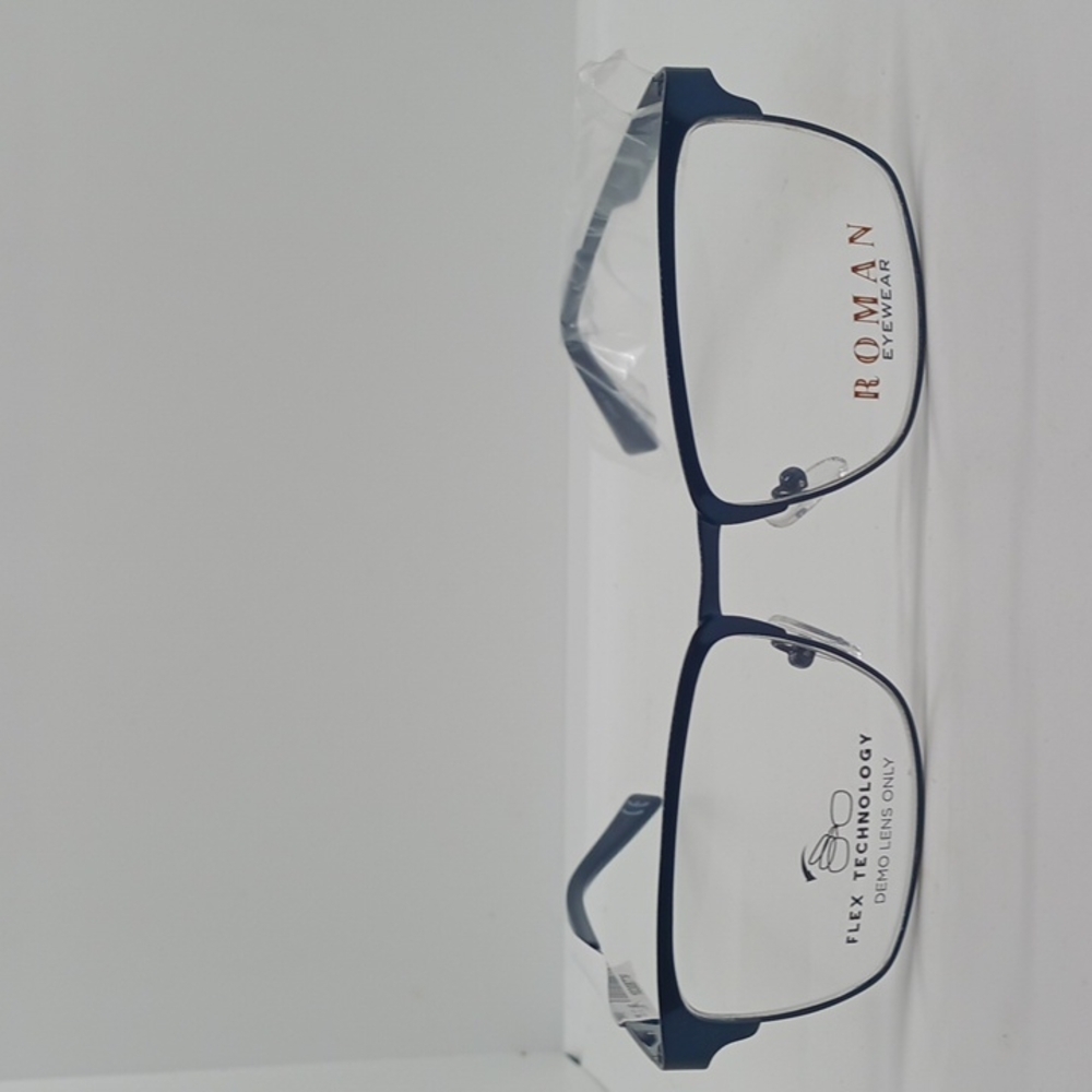 NWT MEN'S ROMAN EYEGLASS FRAMES RM504 NAVY